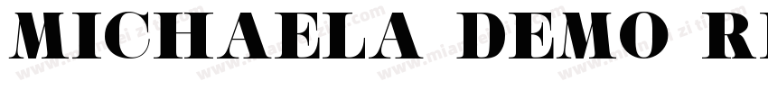 Michaela Demo Regula字体转换